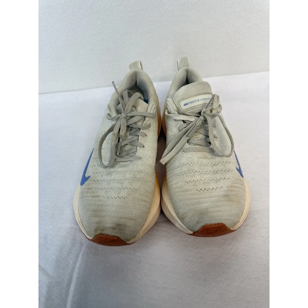 Nike Women's InfinityRN 4 Sea Glass Safety‎ Orange Running Shoe Sneaker Size 8